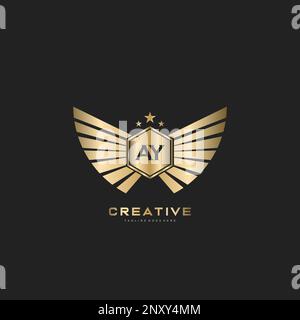 initial logo With Colorful Circle template vector Stock Vector