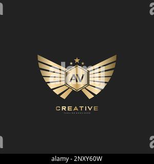 initial logo With Colorful Circle template vector Stock Vector