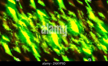 Abstract shimmering highlights of liquid. Motion. Bright flickering highlights of light on dark background. Water shimmering highlights of light. Stock Photo
