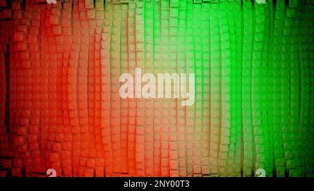 Colorful lines move with wave hypnotic effect. Design. Stripes with ...