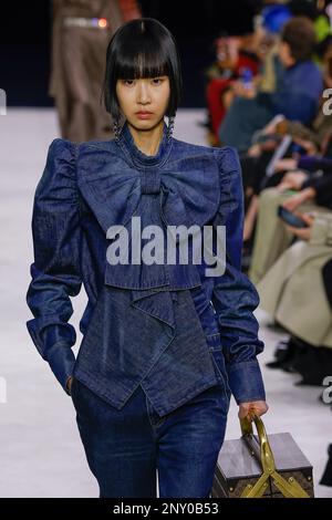 Paris, France. 01st Mar, 2024. Street style, Georgina Amoros arriving ...