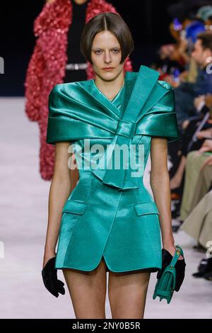 Paris, France. 01st Mar, 2023. BALMAIN Fall-Winter 2023-2024 Runway during Paris Fashion Week on March 2023 - Paris; France 01/03/2023 Credit: dpa/Alamy Live News Stock Photo