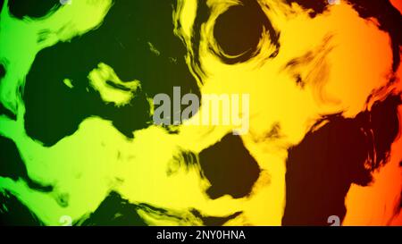 Bubbling mixed color paint. Design. Bright background with boiling paint made in animation. High quality 4k footage Stock Photo