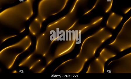 Turquoise and yellow background in abstraction. Design. Bright background with thick paint and a pattern of it that rotates in different directions. H Stock Photo