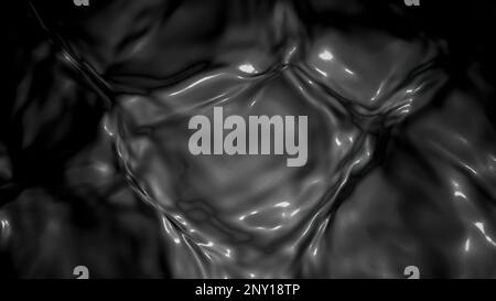 Red and gray thick blot. Design. A light puddle of paint that spreads in different directions in 3D format. High quality 4k footage Stock Photo