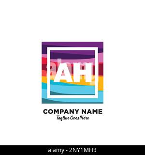initial logo With Colorful template vector. Stock Vector
