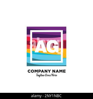 initial logo With Colorful template vector. Stock Vector
