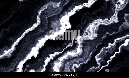 Dark background with burning patterns. Motion. Bright multicolored lines on a black background are highlighted in abstraction. High quality 4k footage Stock Photo