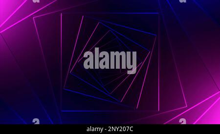 Purple and green background with red and blue running lights. Design.Dark background with repetitive light running in a circle in the animation. High Stock Photo