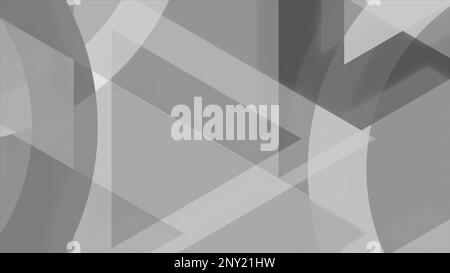 Light abstraction with transparent geometric shapes. Motion.Geometric figures in abstraction on a dim background. High quality 4k footage Stock Photo