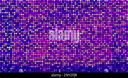 Purple and gray glitter. Motion.Twinkling little squares in animation that glow in turn. High quality 4k footage Stock Photo