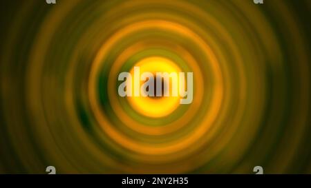 Concentric glowing circles like the sun energy in outer space. Motion. Radial spreading shapes Stock Photo