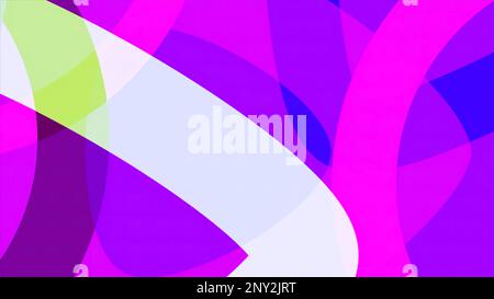 Gray and purple background. Motion.Light animation with various geometric flying objects around. High quality 4k footage Stock Photo