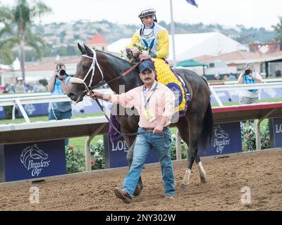 DEL MAR CA NOVEMBER 03 Forever Unbridled ridden by Charles E