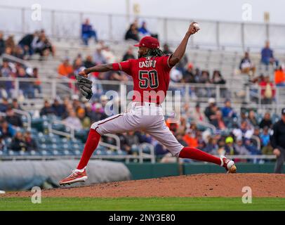 March 1, 2023, Scottsdale, Arizona, USA: EVAN LONGORIA fouls a ball off  during a Major League Spring Training game between the Arizona Diamondbacks  and the San Francisco Giants. (Credit Image: © Steven