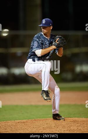 Connor Scott (24) while playing for Padres Scout Team/Scorpions based out  of Altamonte Springs, Florida