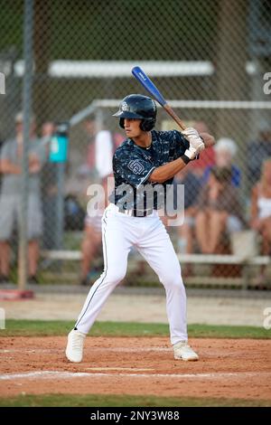 Giovanni DiGiacomo (36) while playing for Padres Scout Team/Scorpions based  out of Altamonte Springs, Florida during the WWBA World Championship at the  Roger Dean Complex on October 21, 2017 in Jupiter, Florida.