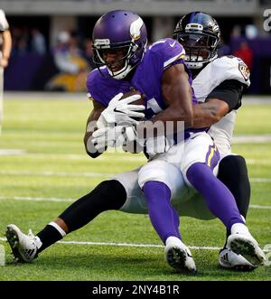 Laquon Treadwell of the Baltimore Ravens warms up prior to an NFL News  Photo - Getty Images