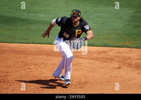 Pittsburgh Pirates' Michael Chavis (2) races to first base to force out  Tampa Bay Rays' Ji-Man Choi (26) during the first inning of a baseball game  Saturday, June 25, 2022, in St.