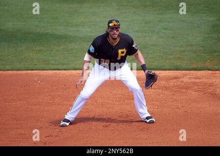 Pittsburgh Pirates first baseman Michael Chavis races to force out Tampa  Bay Rays' Ji-Man Choi (26) during a baseball game Saturday, June 25, 2022,  in St. Petersburg, Fla. (AP Photo/Steve Nesius Stock