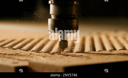 Work process. Creative. Machining by cutting planes using special equipment. High quality 4k footage Stock Photo