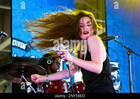 Brodie Jenkins of Cathedrals performs at the Forecastle Music