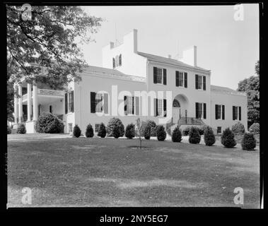 Oak Hill, Aldie vic., Loudoun County, Virginia. Carnegie Survey of the Architecture of the South. United States  Virginia  Loudoun County  Aldie vic, Dwellings. Stock Photo