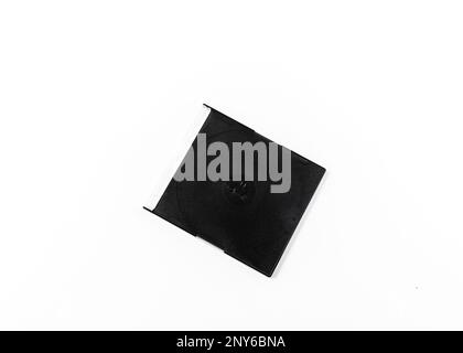 Blank cd cover isolated on white background Stock Photo