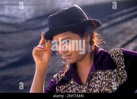 30 years old girl at Hyderabad, Andhra Pradesh, South India, India, Asia Stock Photo