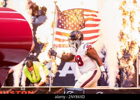 Houston Texans defensive end J.J. Watt (99) before an NFL football game  against the Oakland Raiders Sunday, Oct. 27, 2019, in Houston. (AP  Photo/Eric Christian Smith Stock Photo - Alamy