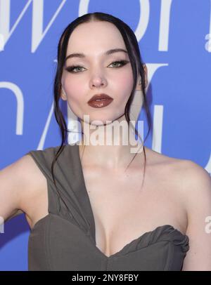 Inglewood, USA. 01st Mar, 2023. Dove Cameron arrives at The 2023 Billboard Women in Music Awards held at The YouTube Theater in Inglewood, CA on Wednesday, March 1, 2023. (Photo by Juan Pablo Rico/Sipa USA) Credit: Sipa USA/Alamy Live News Stock Photo