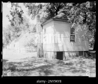 Tuckahoe, Goochland County, Virginia. Carnegie Survey of the Architecture of the South. United States  Virginia  Goochland County, Outbuildings. Stock Photo