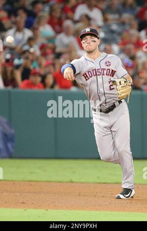 September 12, 2017: Houston Astros starting pitcher Justin Verlander (35)  makes the start for the Astros in the game between the Houston Astros and  Los Angeles Angels of Anaheim, Angel Stadium in