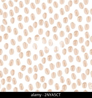 Seamless cornflakes pattern. Vector seamless pattern, hand drawn illustration. Oat flakes seamless background Stock Vector