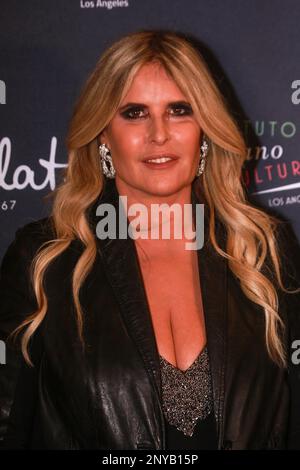 March 1, 2023, Los Angeles, California, USA: TIZIANA ROCCA arrives on the red carpet for the 8th Annual Filming Italy Los Angeles opening night gala at the Harmony Gold Theater in Los Angeles, California on March 1, 2023. (Credit Image: © Clutch Pocket Wambli/ZUMA Press Wire) EDITORIAL USAGE ONLY! Not for Commercial USAGE! Stock Photo