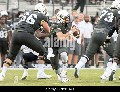 August 31, 2017 - Orlando, FL, U.S: FIU Panthers wide receiver Austin  Maloney (15) is unable to make a one handed catch during NCAA football game  between FIU Golden Panthers and the