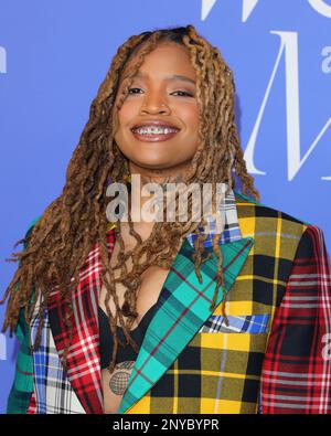 Ambr arrives at The 2023 Billboard Women in Music Awards held at The ...