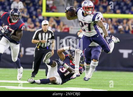 August 19, 2017: Houston Texans quarterback Deshaun Watson (4) celebrates  his touchdown with Houston Texans offensive guard Chad Slade (62) and Houston  Texans offensive guard Josh Walker (73) during the 3rd quarter