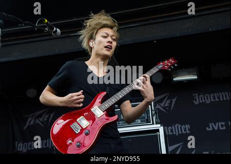 Toru Yamashita of One Ok Rock performs during the Rock on