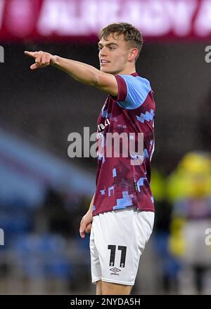 Burnley, UK. 1st Mar, 2023. Scott Twine of Burnley during the The FA Cup match at Turf Moor, Burnley. Picture credit should read: Gary Oakley/Sportimage Credit: Sportimage/Alamy Live News Stock Photo