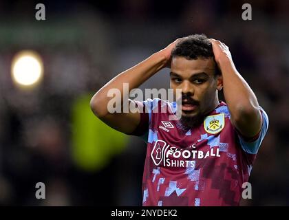 Burnley, UK. 1st Mar, 2023. Lyle Foster of Burnley during the The FA Cup match at Turf Moor, Burnley. Picture credit should read: Gary Oakley/Sportimage Credit: Sportimage/Alamy Live News Stock Photo