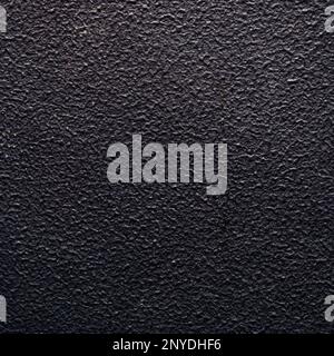 The texture of the black plastic ribbed surface for background Stock Photo