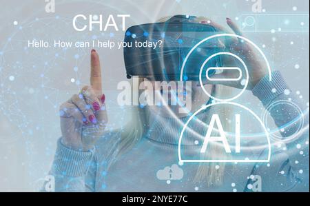 Artificial intelligence (AI), machine and deep learning and another modern computer technologies concepts. Brain representing artificial intelligence Stock Photo
