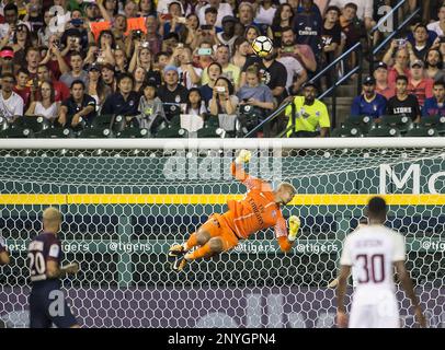 Paris Saint-Germain beats AS Roma in Comerica Park soccer match