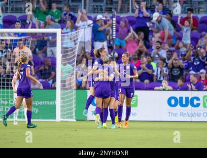 Alex Morgan Celebrates Orlando Pride NWSL Goal With Ted Lasso