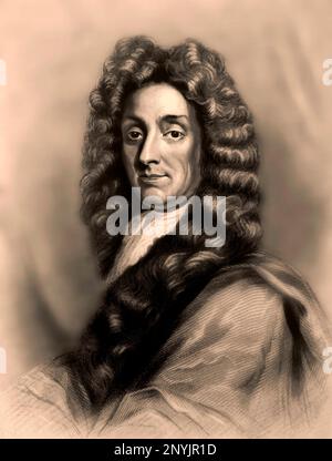 Sir Christopher Michael Wren, 1632 - 1723, English architect Stock Photo