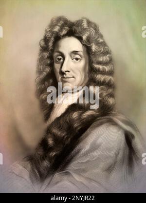 Sir Christopher Michael Wren, 1632 - 1723, English architect Stock Photo