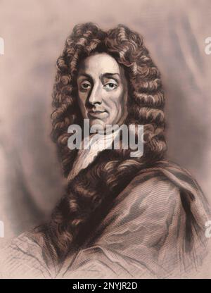 Sir Christopher Michael Wren, 1632 - 1723, English architect Stock Photo