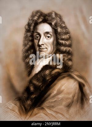 Sir Christopher Michael Wren, 1632 - 1723, English architect Stock Photo