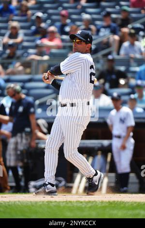 Former New York Yankee Lee Mazzilli is introduced during Old Timer's Day at  Yankee Stadium, Sunday, June 23, 2019, in New York. (AP Photo/Seth Wenig  Stock Photo - Alamy